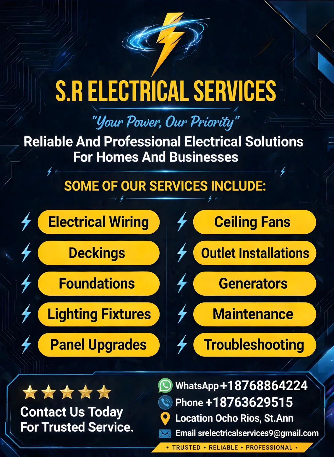 S.R Electrical Services