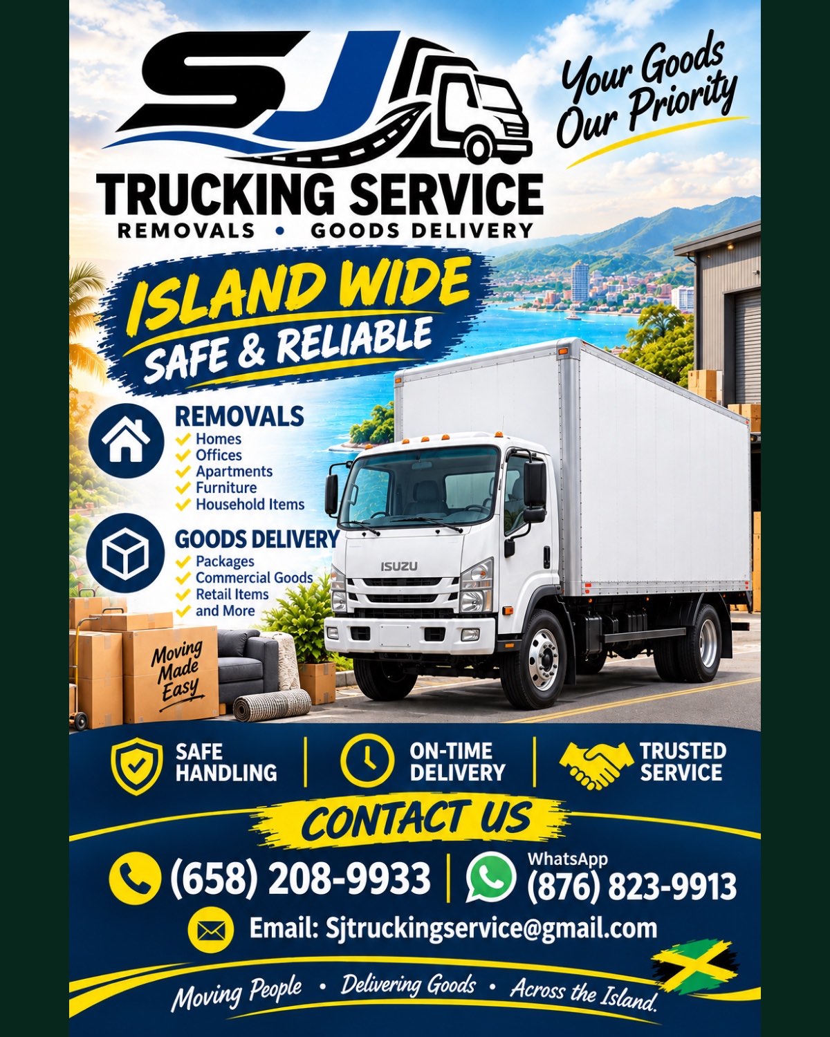 Work by Trucking service