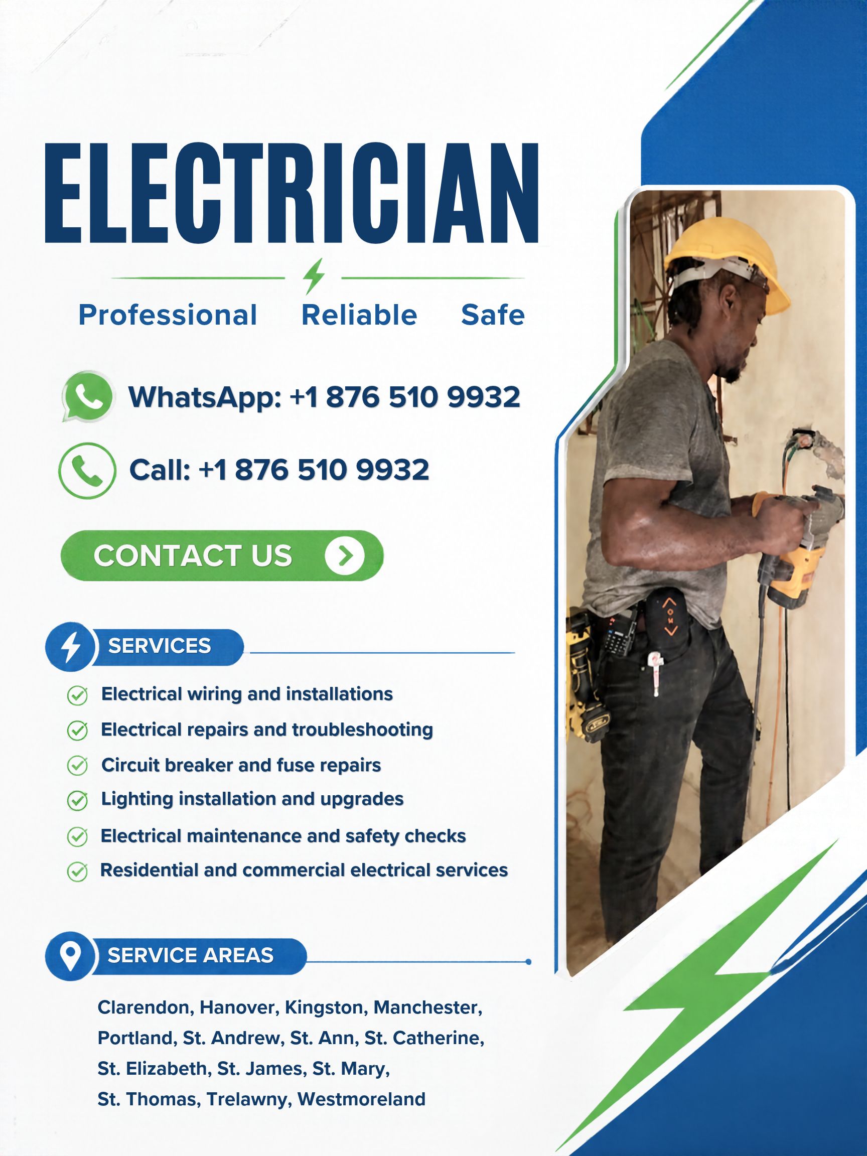 Flyer pinned on the board