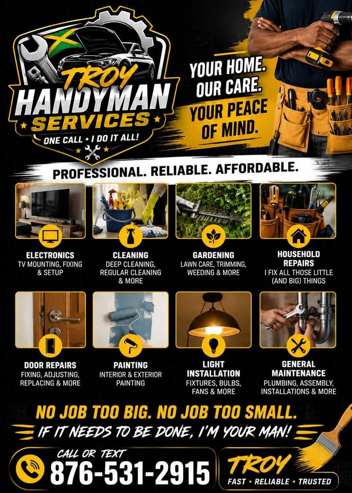 Flyer pinned on the board